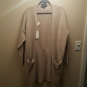 Tan cardigan
